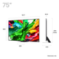 LG 75 inch Smart QNED Mini LED TV - 4K, 75QNED87