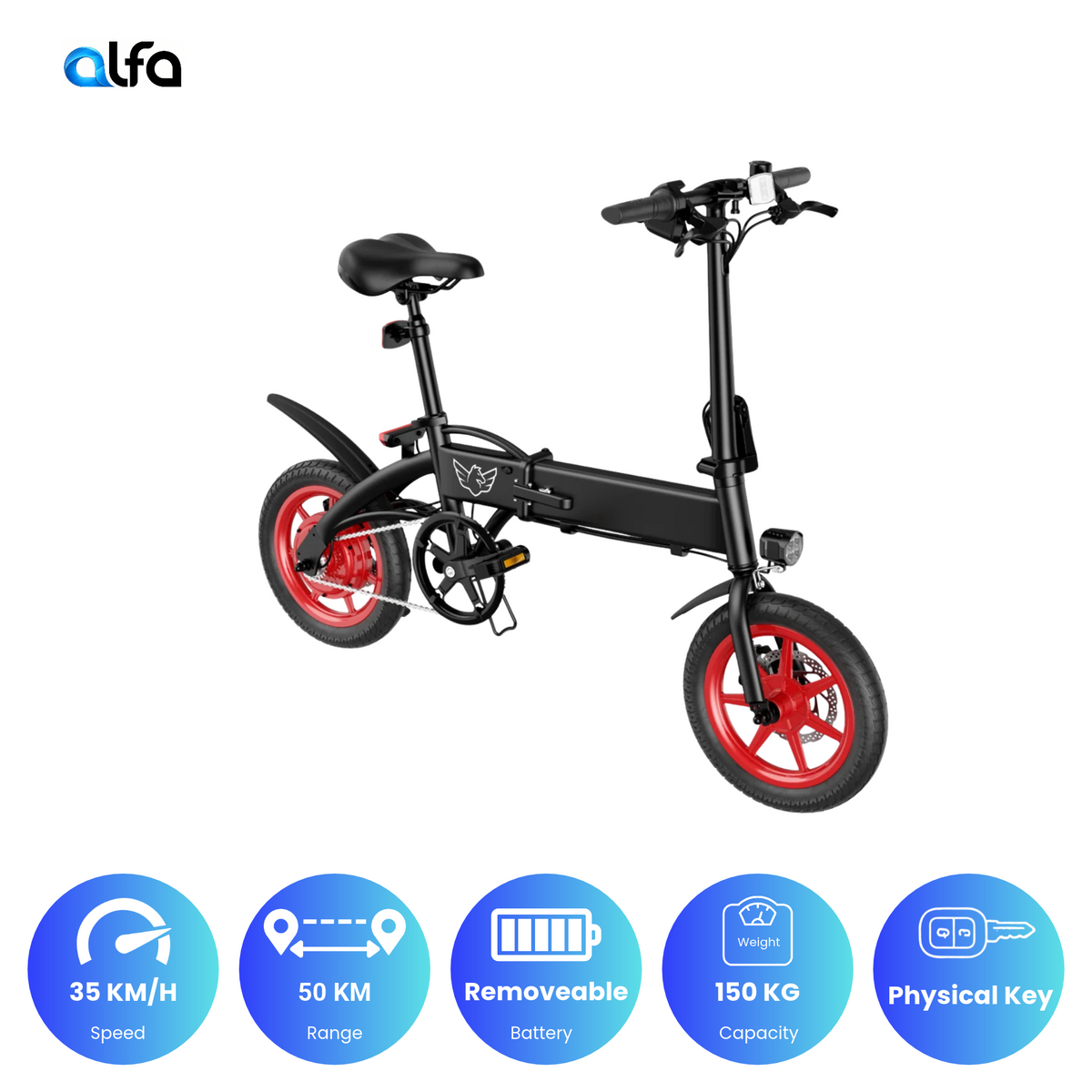 Wind Horse Electric Scooter 350W 50KM Range 35KM Speed, C19