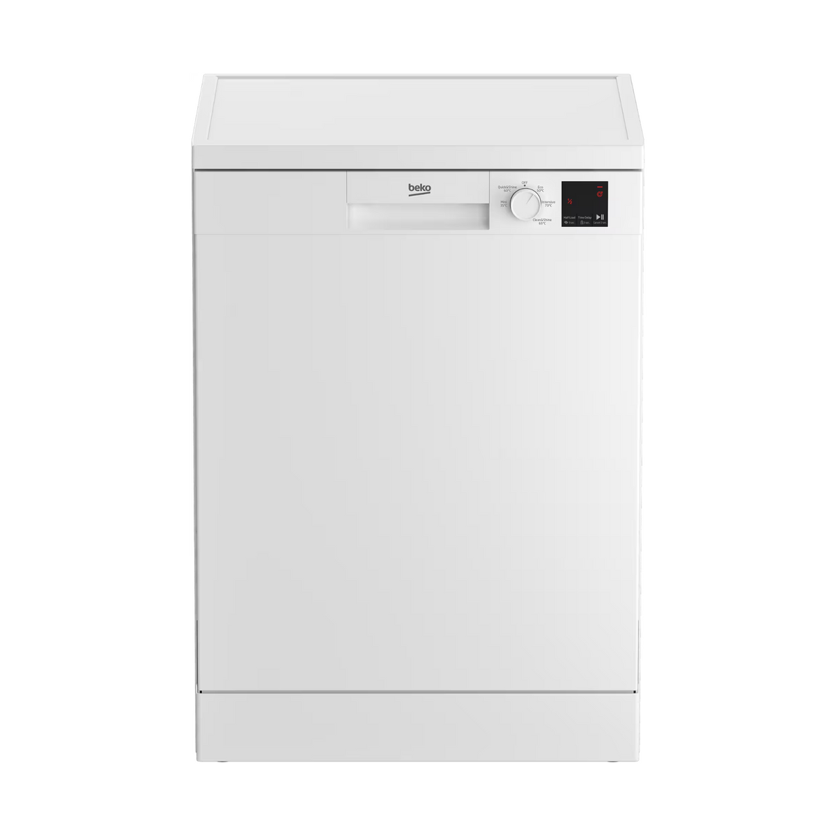 Beko 13 Place Settings Freestanding Dishwasher, White - DVN05320W