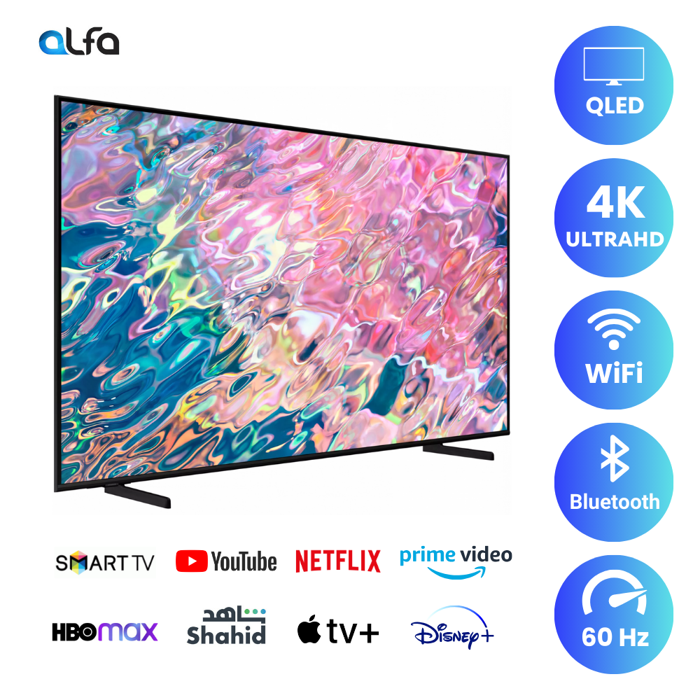 Samsung 75 inch Smart QLED TV - 4K, 75Q60B