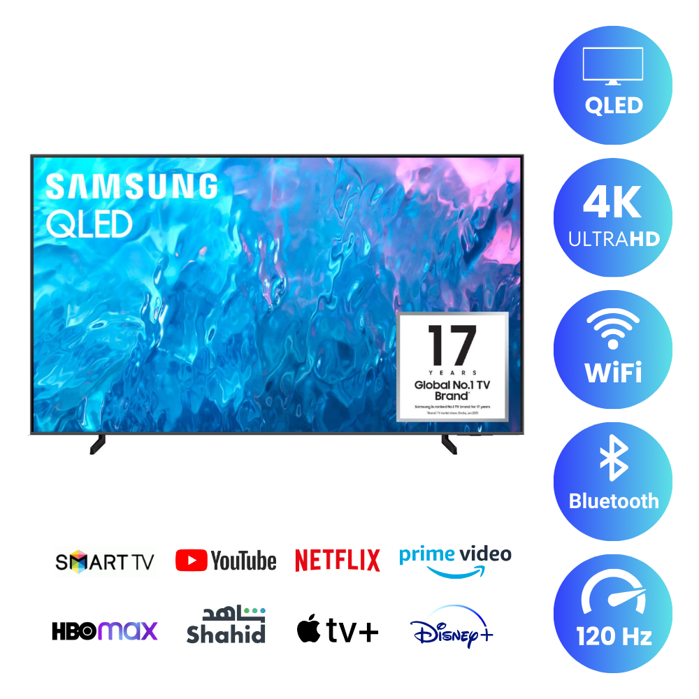 Samsung 75 inch Smart QLED TV - 4K, 75Q70C