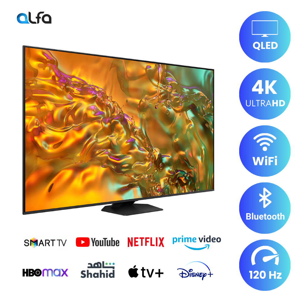 Samsung 65 inch Smart QLED TV - 4K, 65Q80D