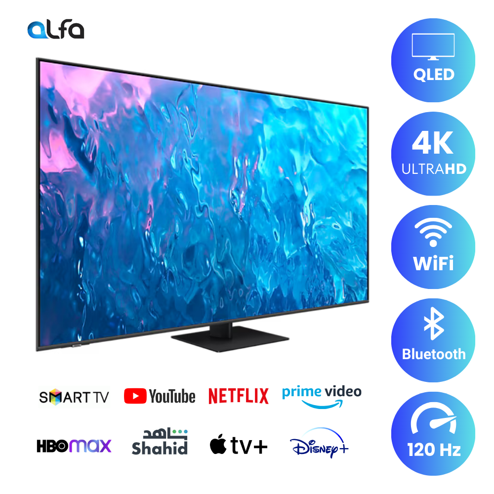 Samsung 85 inch Smart QLED TV - 4K, 85Q70C