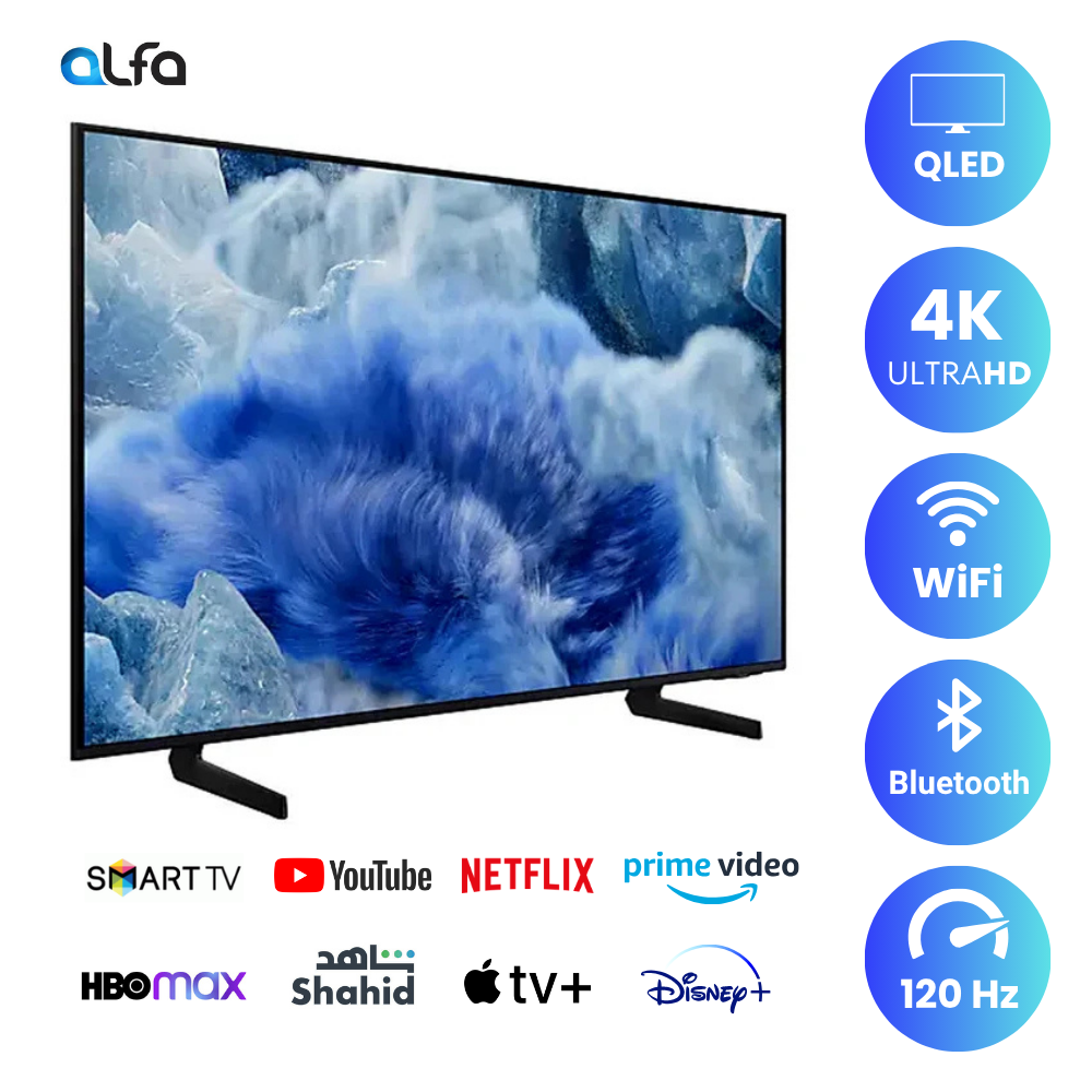 Samsung 55 inch Smart QLED TV - 4K - 120Hz, 55Q8F