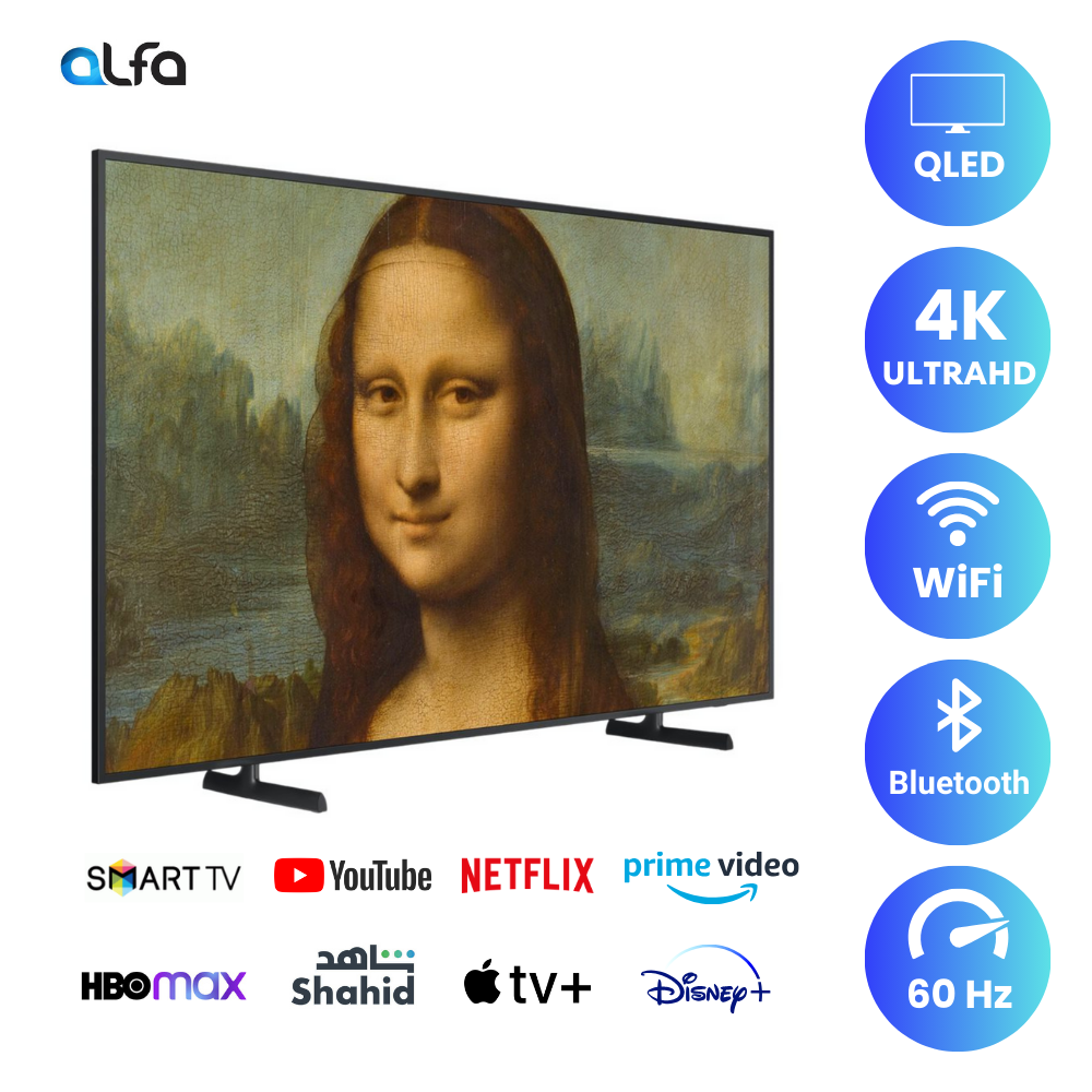 Samsung 43 inch Smart QLED TV- The Frame - 4K, QE43LS03D