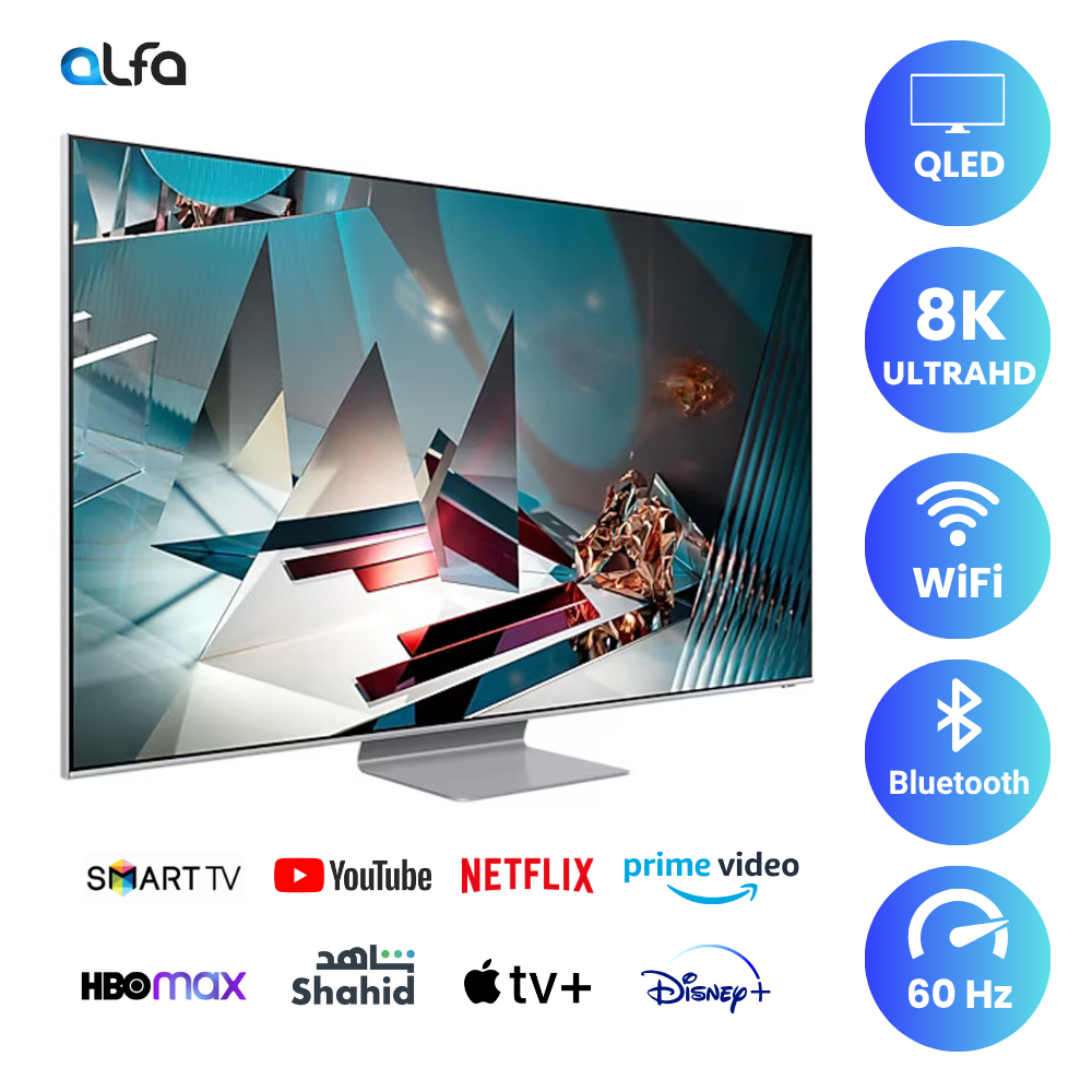 Samsung 65 inch Smart QLED TV - 8K, 65Q800T