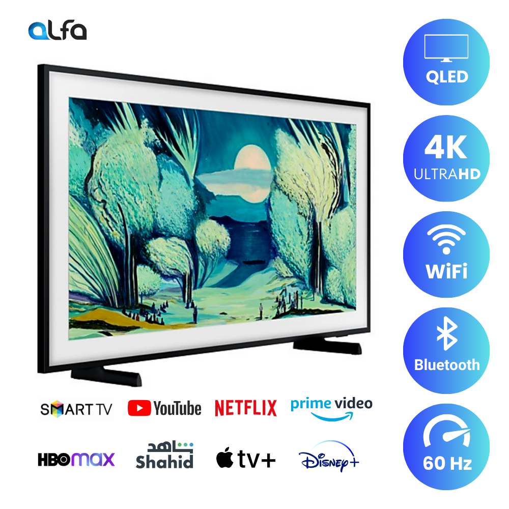 Samsung 65 inch Smart QLED TV- The Frame - 4K, QE65LS03D
