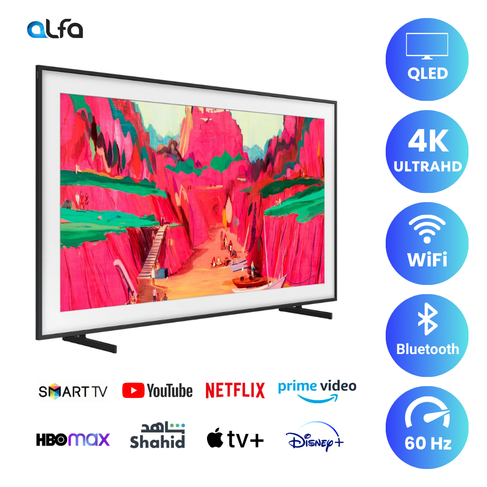 Samsung 65 inch Smart QLED TV- The Frame - 4K, QE65LS03F