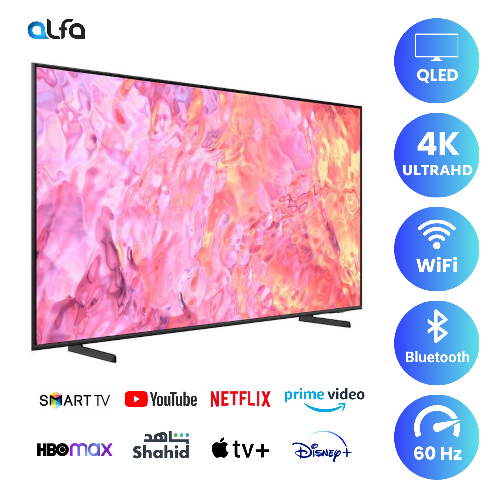 Samsung 65 inch Smart QLED TV - 4K, 65Q60B