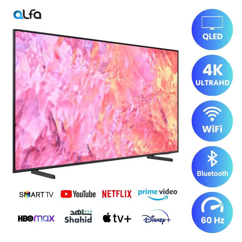 Samsung 55 inch Smart QLED TV - 4K, 55Q60C