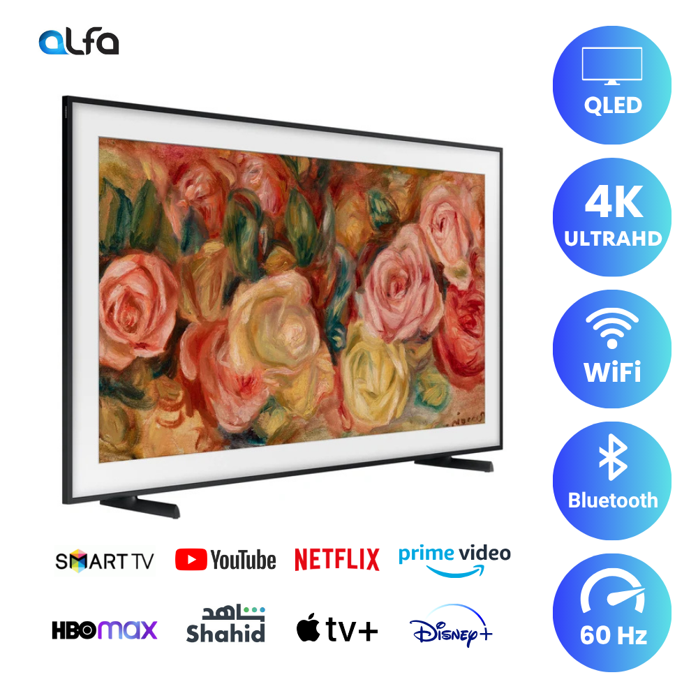 Samsung 55 inch Smart QLED TV - The Frame - 4K, QE55LS03D