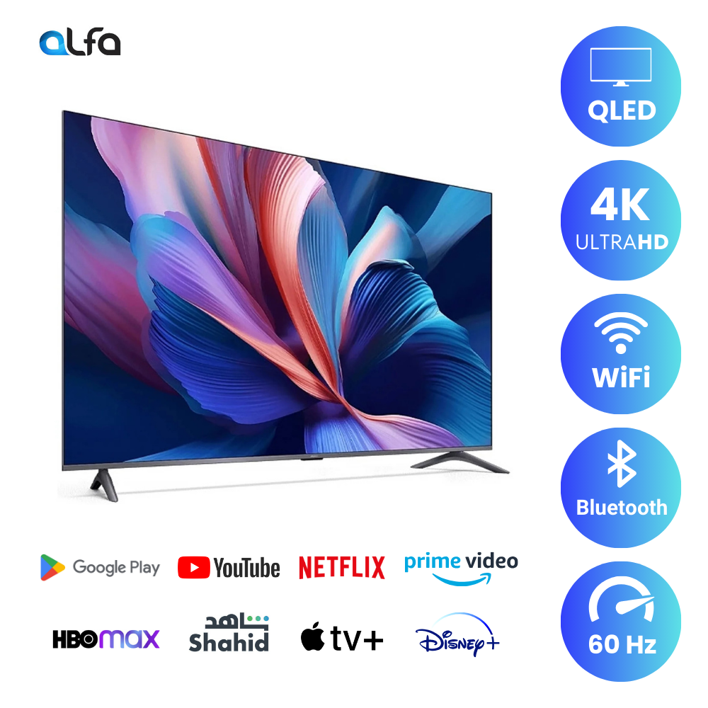Xiaomi Mi 55 inch Android Smart QLED TV - 4K, 55APRO