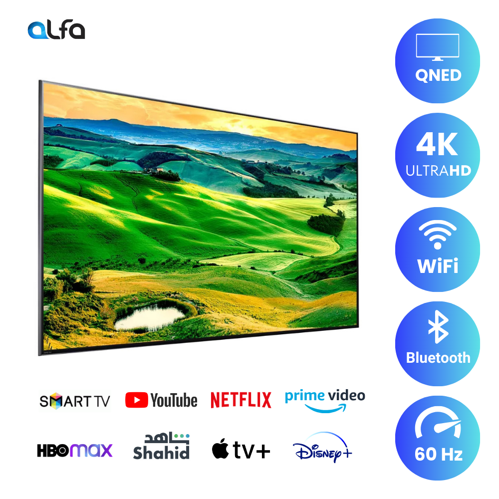 LG 75 inch Smart QNED TV - 4K, 75QNED80