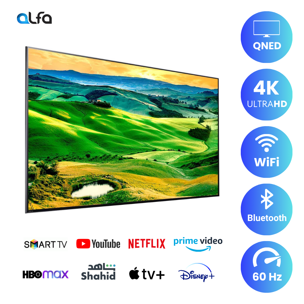 LG 43 inch Smart QNED TV - 4K, 43QNED80