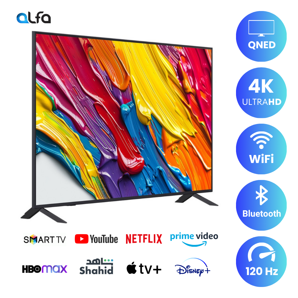 LG 75 inch Smart QNED TV - 4K, 75QNED87