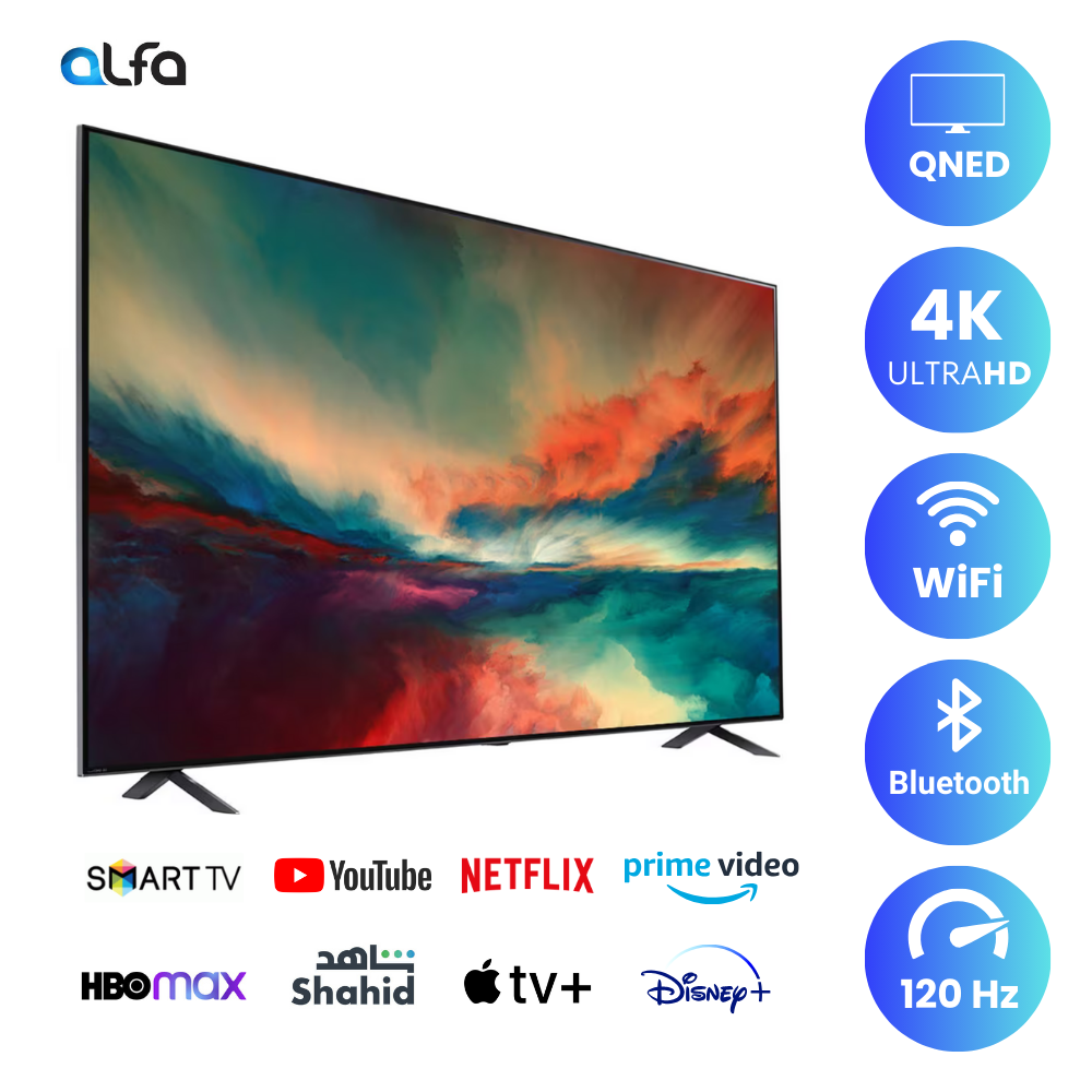 LG 65 inch Smart QNED TV - 4K - 120Hz, 65QNED85