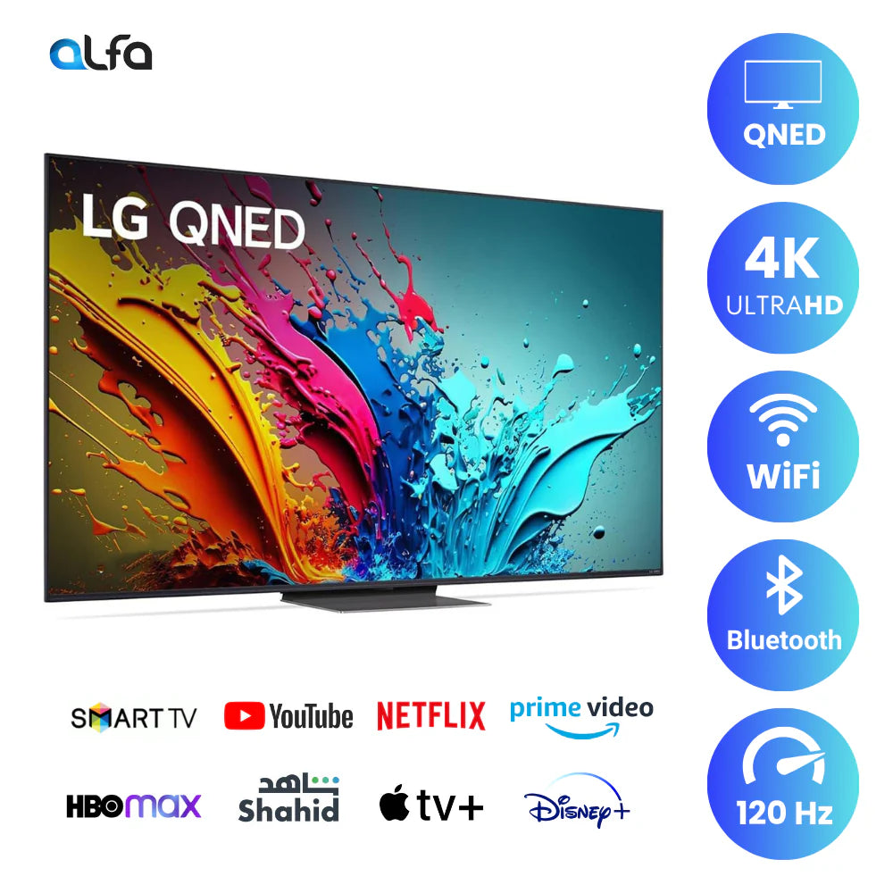LG 65 inch Smart QNED Mini LED TV - 4K - 120Hz, 65QNED86