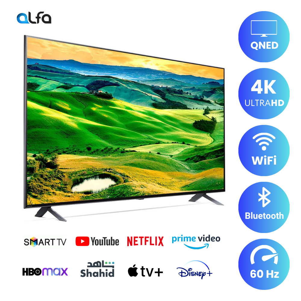 LG 65" Smart QNED TV - 4K, 65QNED80