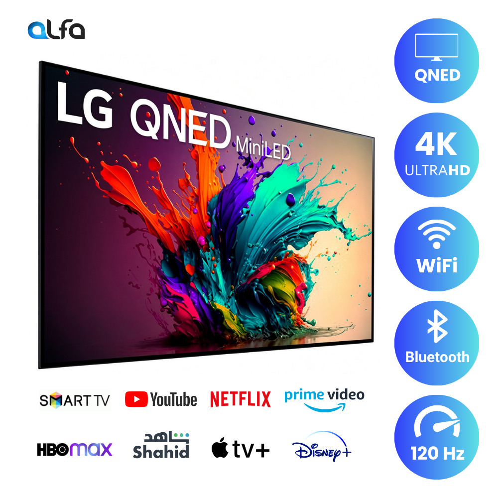 LG 55 inch Smart QNED TV - 4K, 120Hz, 55QNED86
