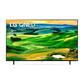 LG 75 inch Smart QNED TV - 4K, 75QNED80
