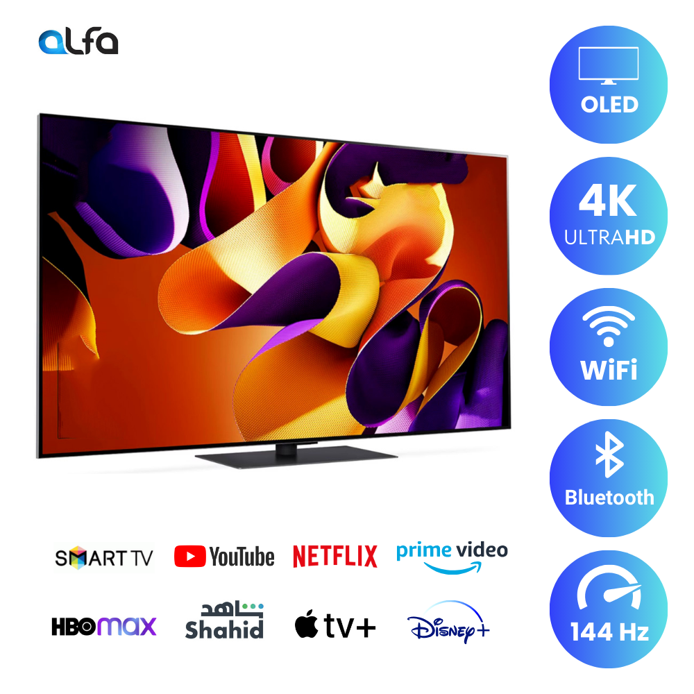 LG 65 inch Smart OLED TV - 4K - 144Hz, 65G4