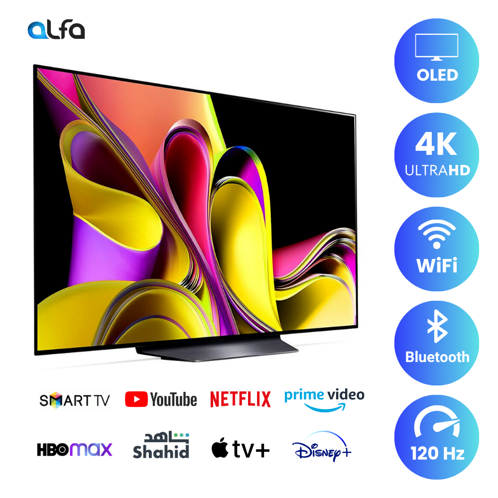LG 77 inch Smart OLED TV - 4K - 120Hz, 77B3