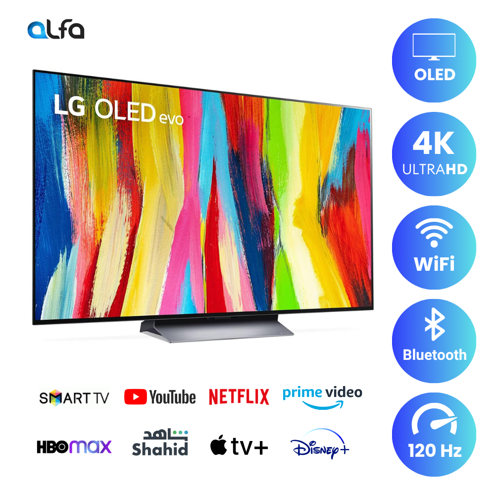 LG 83 inch Smart OLED TV - 4K - 120Hz, 83C2