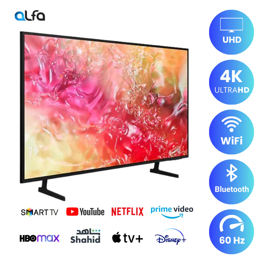 Samsung 75 inch Smart TV - 4K, 75DU7000
