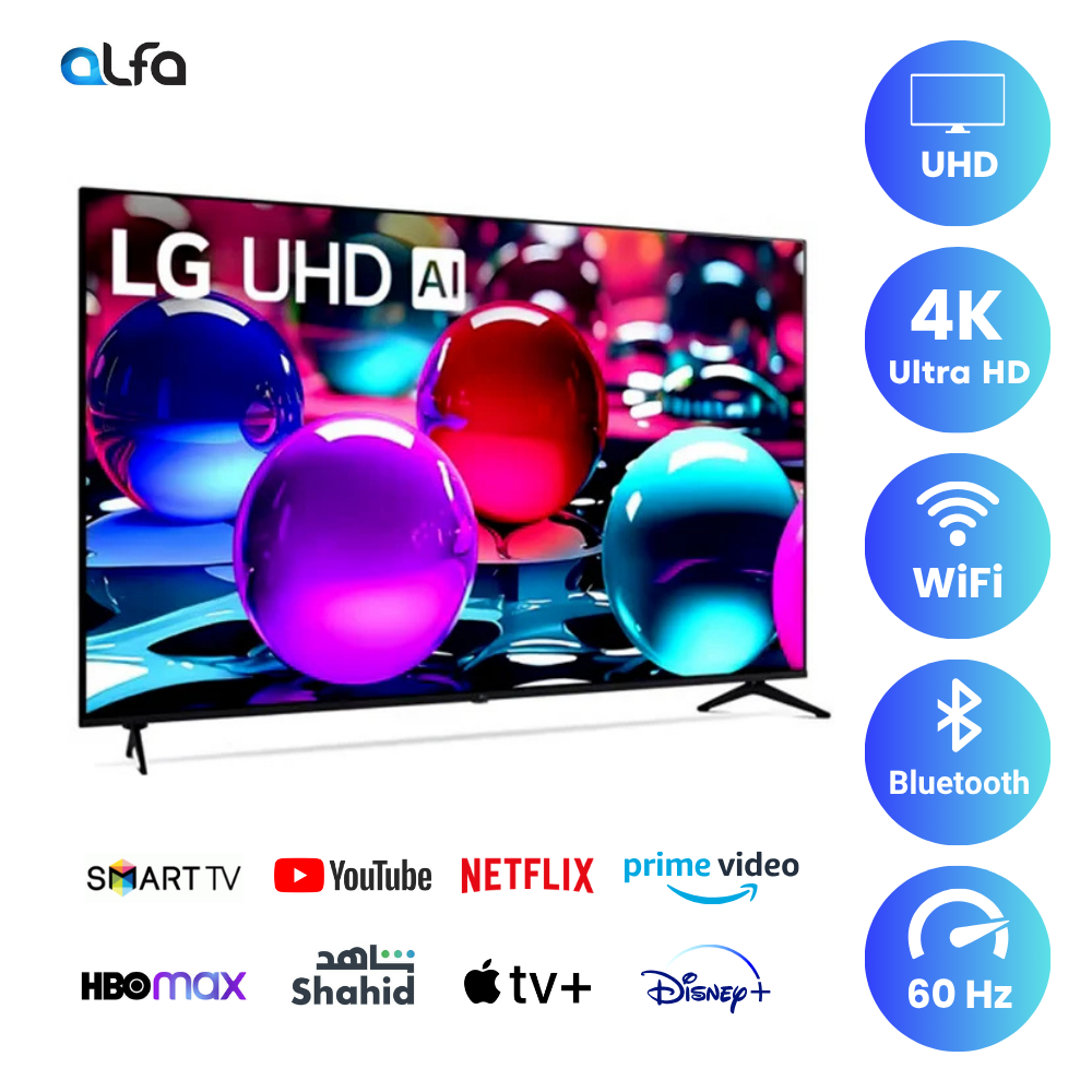 LG 43 inch Smart TV - 4K, 43UT73