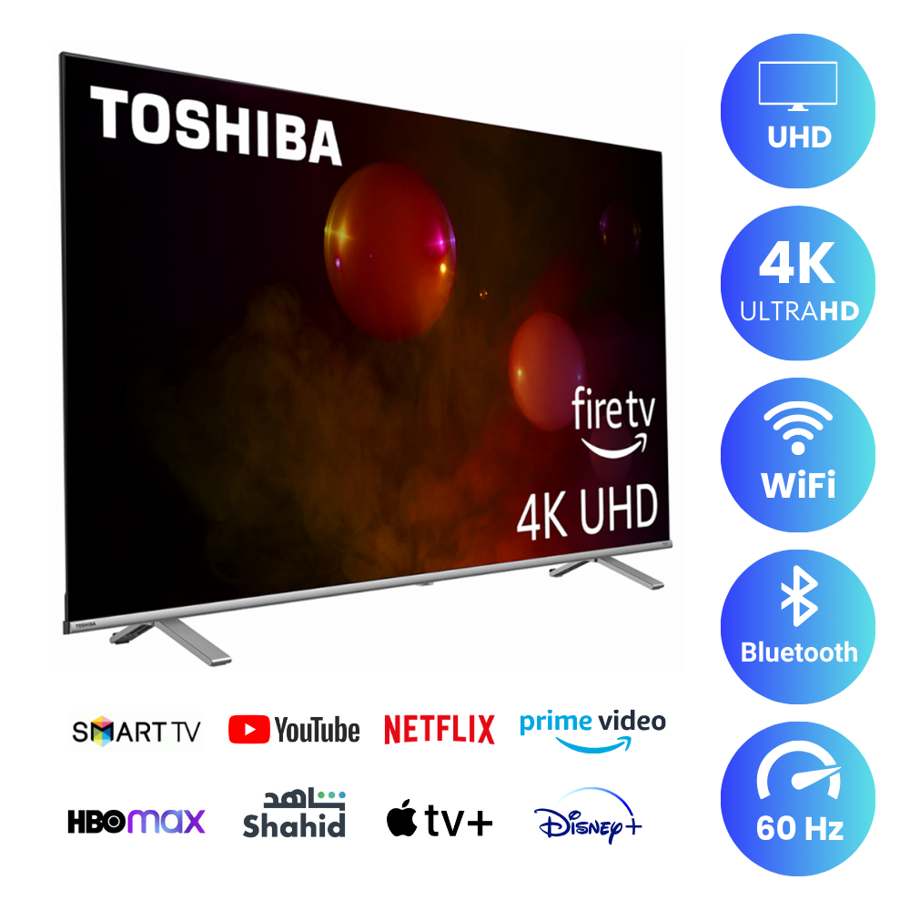 Toshiba 75 inch Smart Fire TV - 4K, 75C350