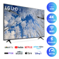 LG 70 inch Smart TV - 4K, 70UQ70