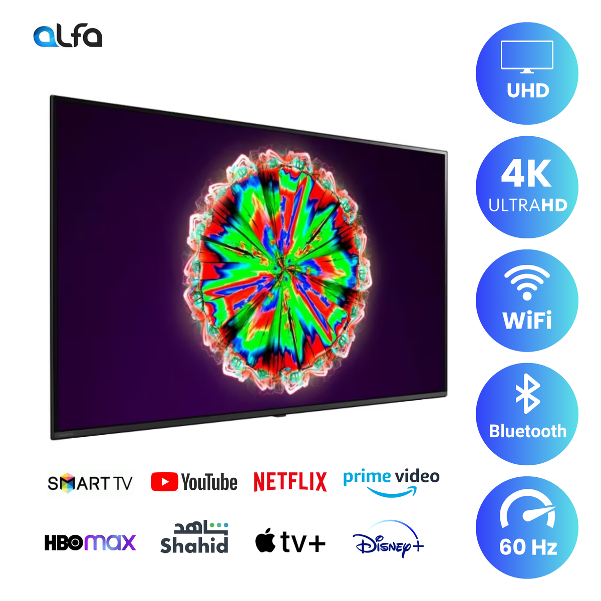 LG 75 inch NanoCell Smart UHD TV - 4K, 75NANO75