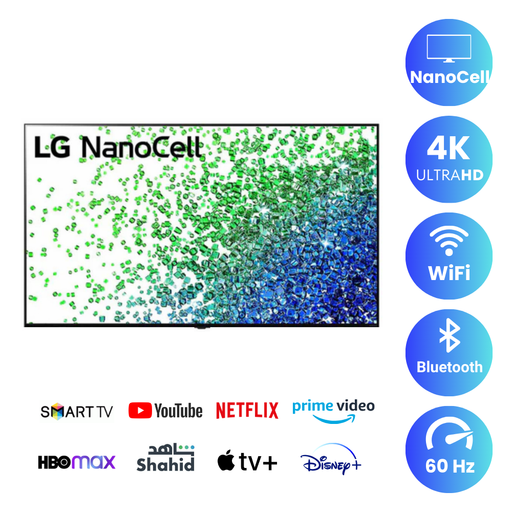 LG 75 inch NanoCell Smart TV - 4K, 75NANO81