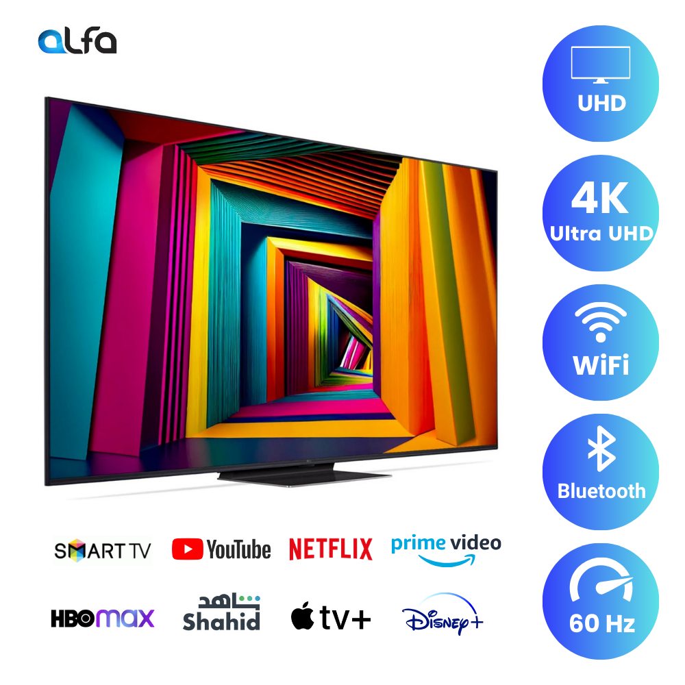 LG 43 inch Smart TV - 4K, 43UT90