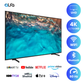 Samsung 75 inch Smart TV - 4K, 75AU8000