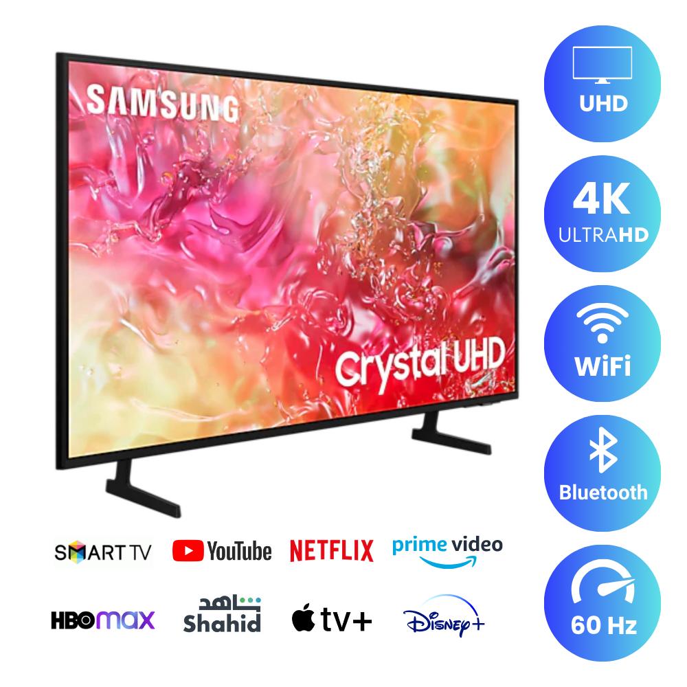 Samsung 75 inch Smart TV - 4K, 75DU7000