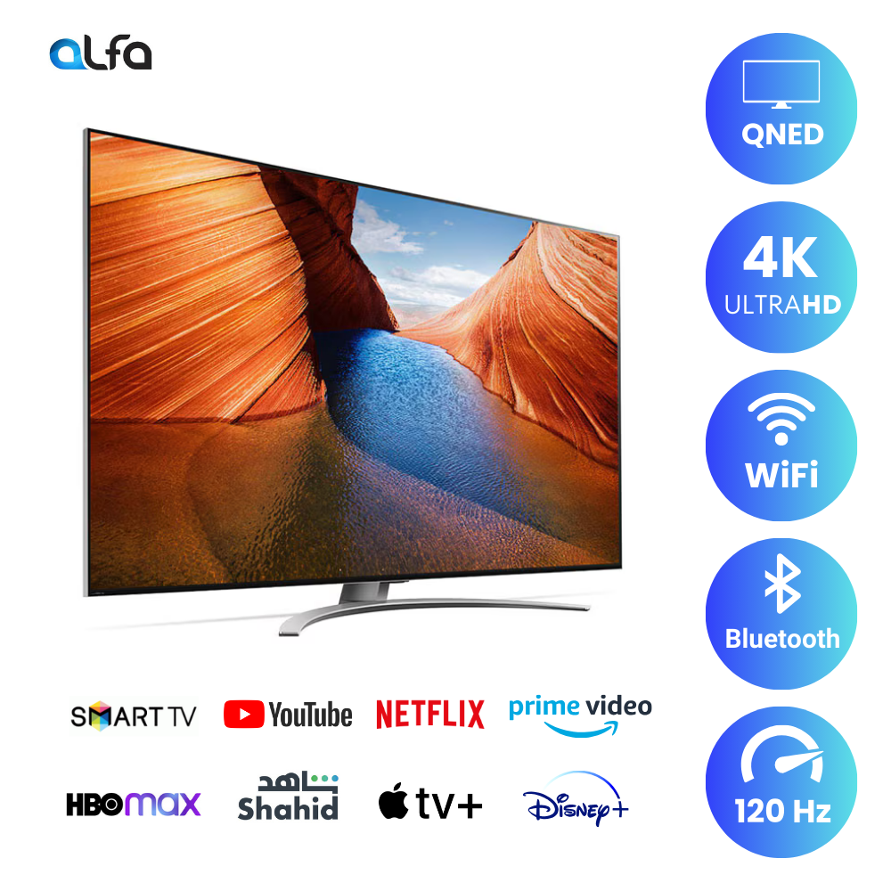 LG 75 inch Smart QNED TV - 8K, 75QNED99