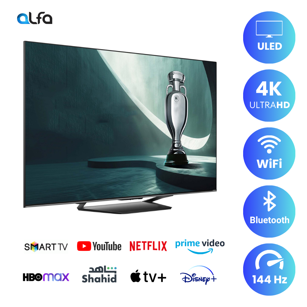 Hisense 65 inch Smart ULED Mini LED TV - 4K - 144Hz, 65U7NAU