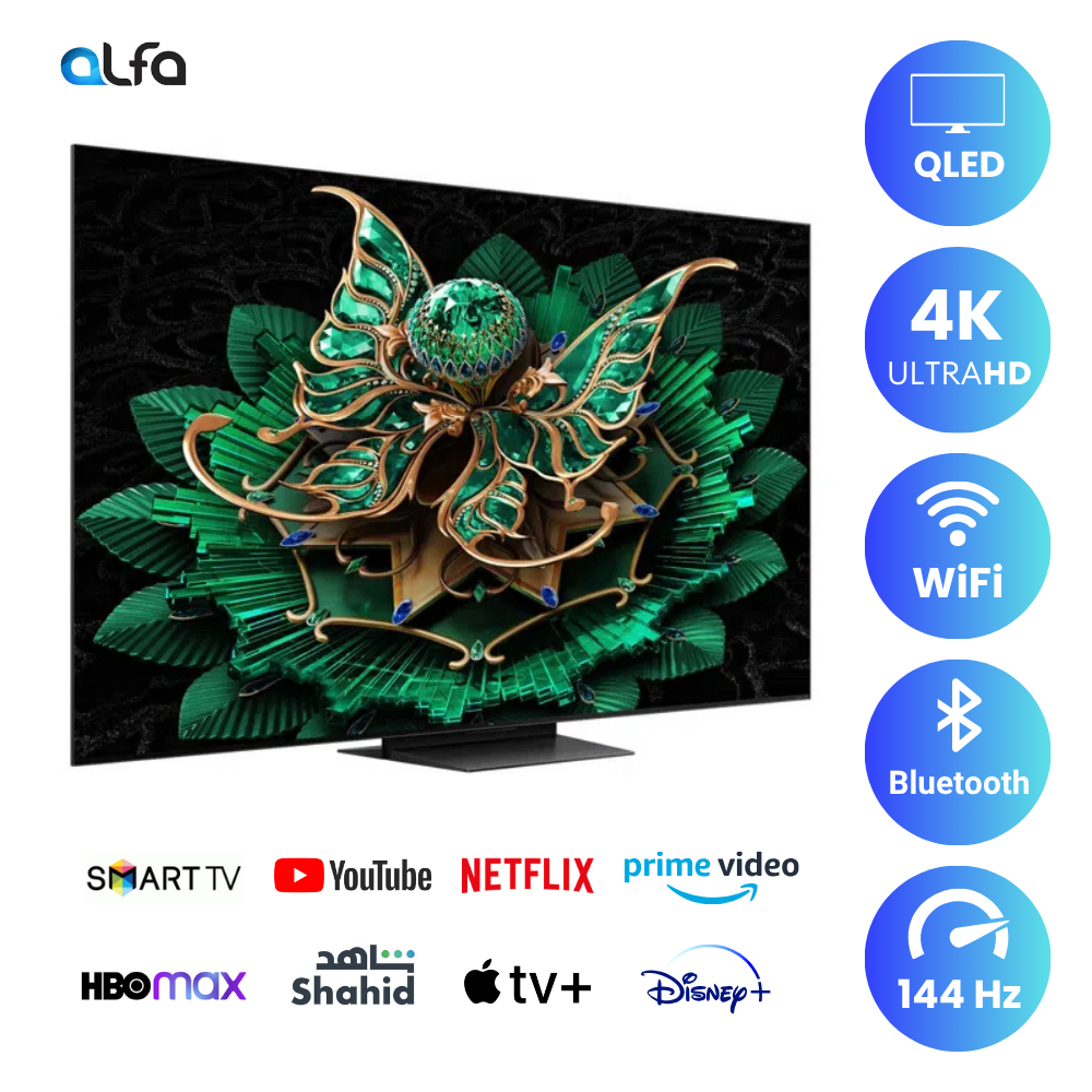 TCL 85 inch Smart QLED Mini LED TV - 4K - 144Hz, 85Q7C