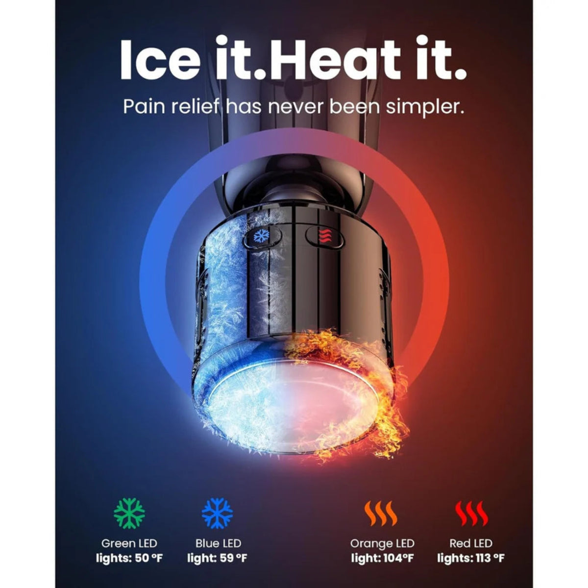 Bob and Brad Massage Gun with Heat & Cold Head - Q2 Pro