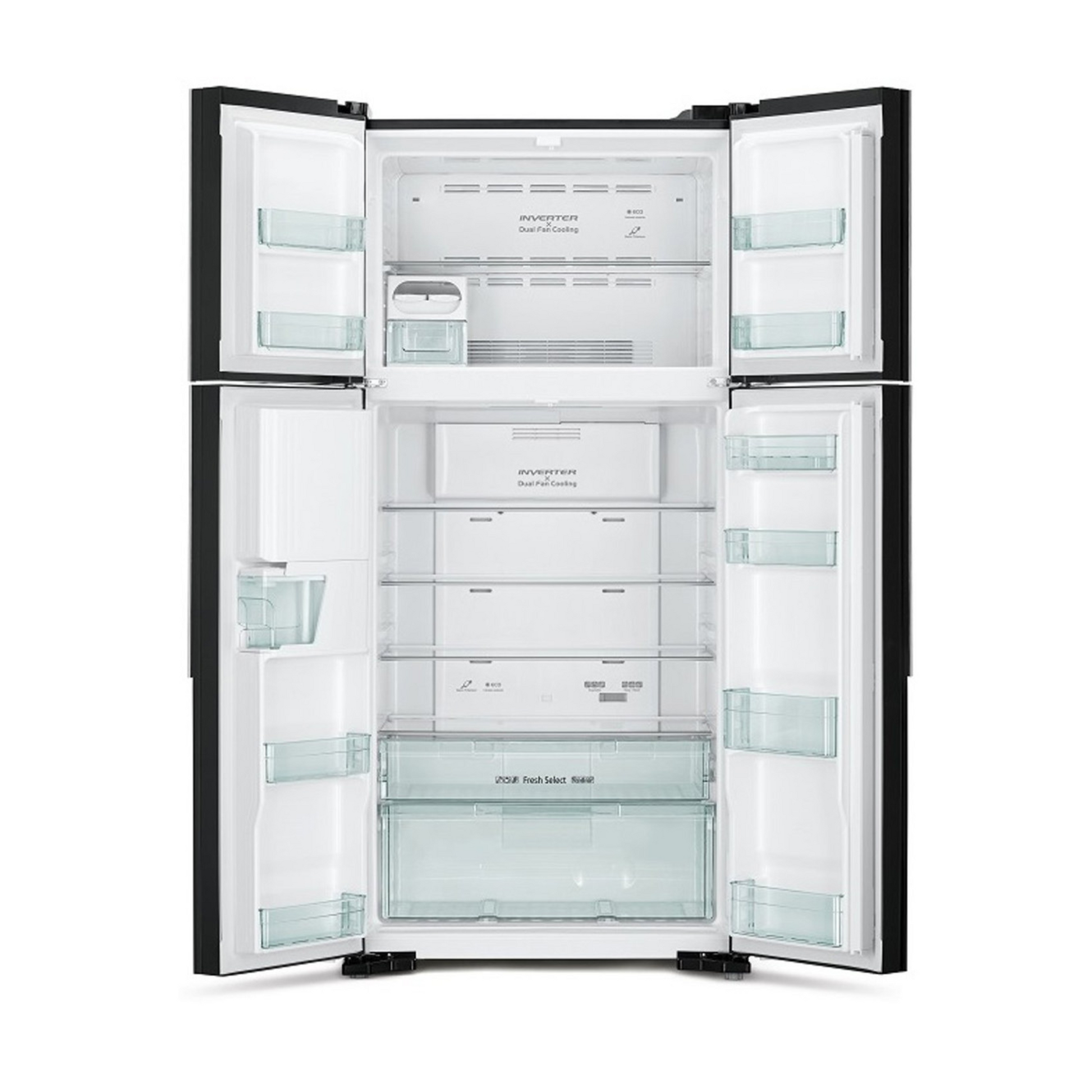 Hitachi 760L Side by Side Refrigerator, RW760PUK7GBK