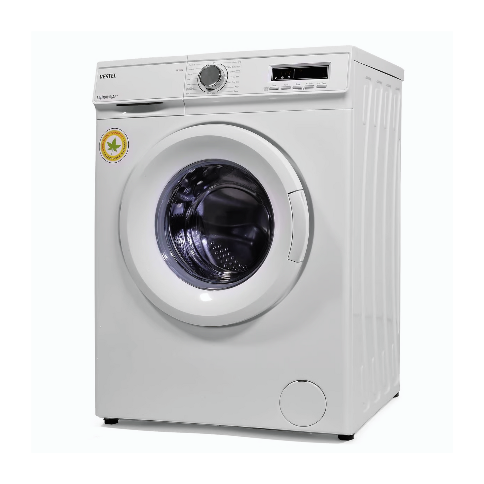 Vestel 7KG Fully Automatic Washing Machine, W7104