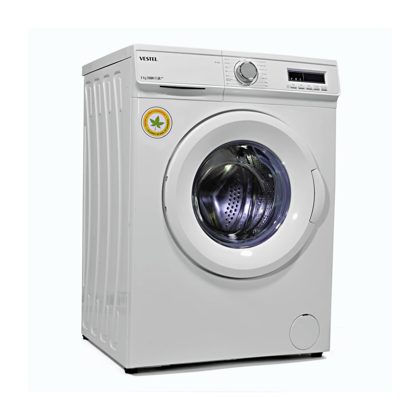 Vestel 7KG Fully Automatic Washing Machine, W7104