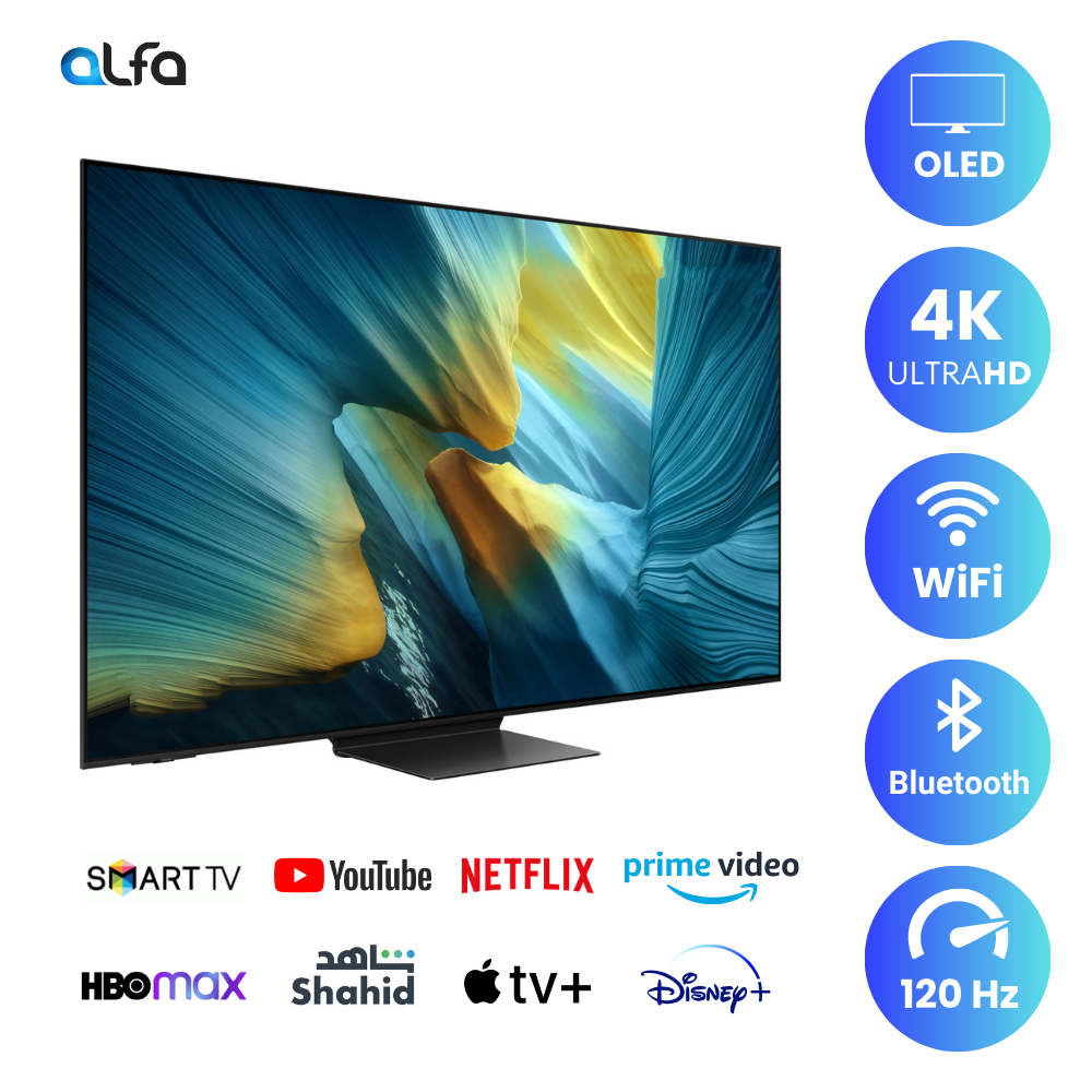 Samsung 55 inch Smart OLED TV - 4K - 120Hz, 55S95F