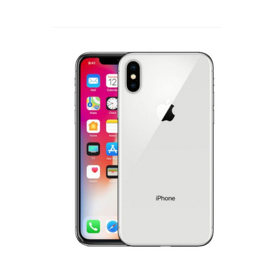 Apple iPhone X with FaceTime - 64GB, 4G LTE, White