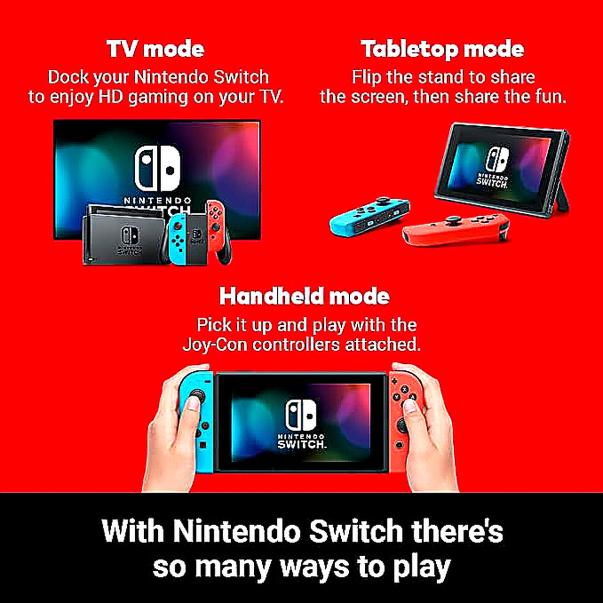 Nintendo Switch Gaming Console 6.2 Inch Display (International)