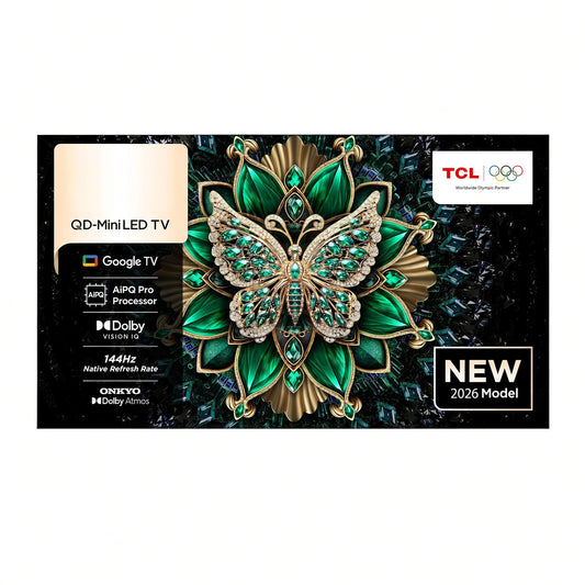 TCL 85 inch Smart QD-Mini LED TV - 4K UHD - 144Hz, 85Q6C