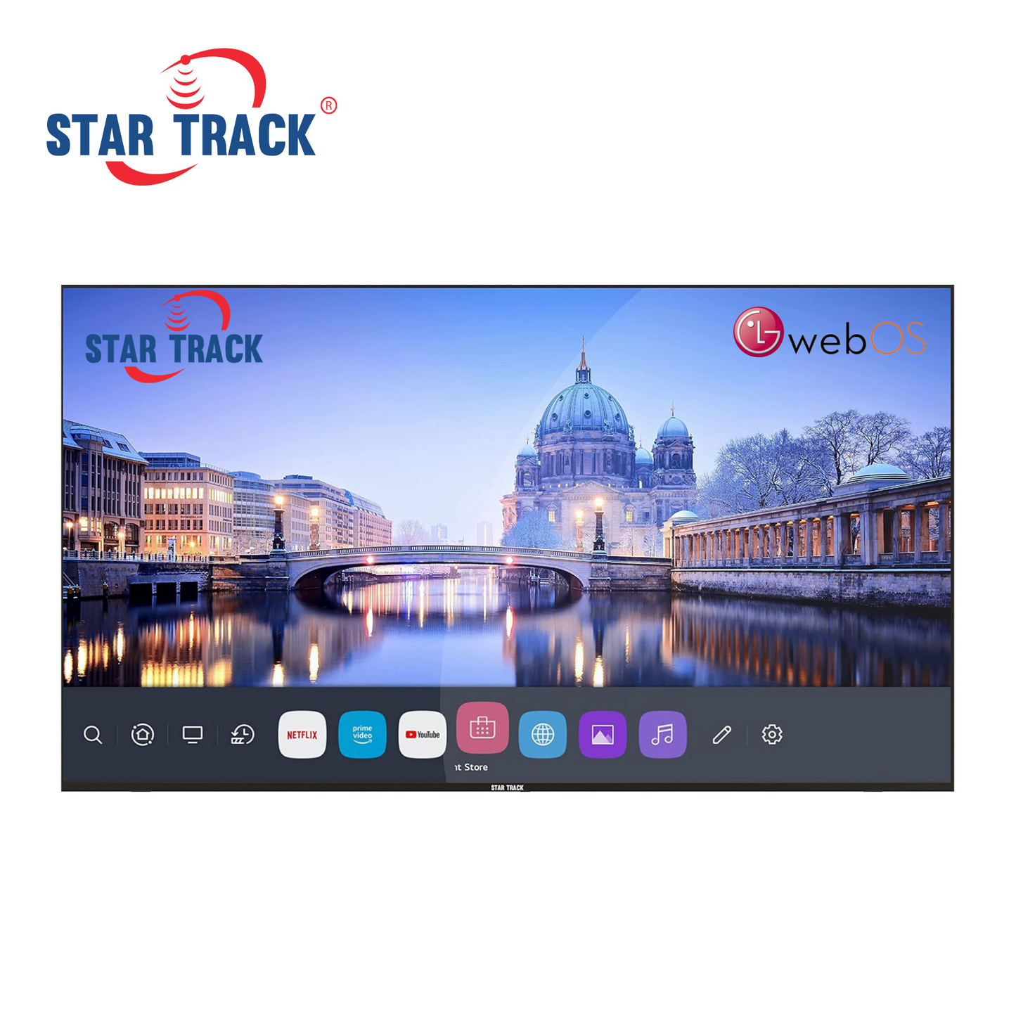 Star Track 86 inch Smart TV - 4K with LG WebOS, ST86-LG2200KTWEB