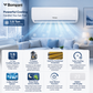 BOMPANI 1.5 Ton Rotary T3 Split Air Conditioner - BSAC18CRN