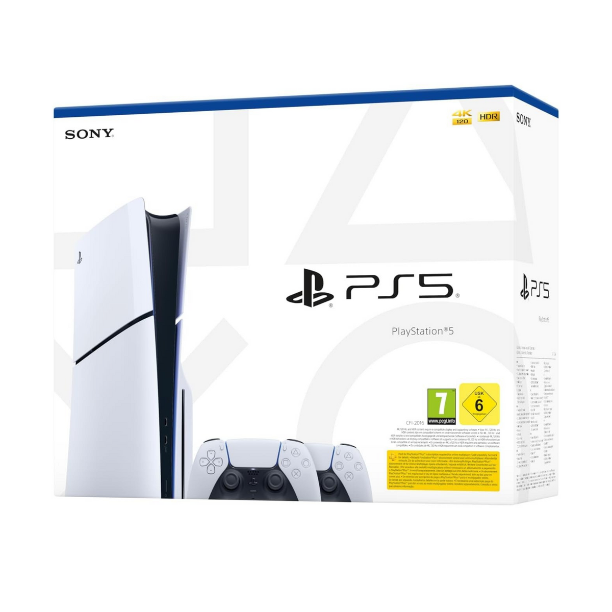 Sony PlayStation 5 Gaming Console Slim – Disc Edition with 2 Controllers, PS5